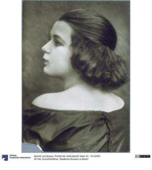 Porträt der Hilde Maroff