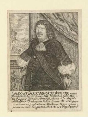 Johannes Christophorus (= Johann Christof I.) Dietherr; geb. 06.04.1596; gest. 07.11.1669