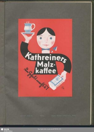 Kathreiners Malzkaffee Plakat