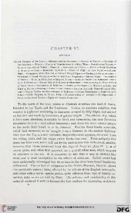 Chapter VI: Assyria