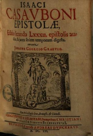 Isaaci Casauboni epistolae