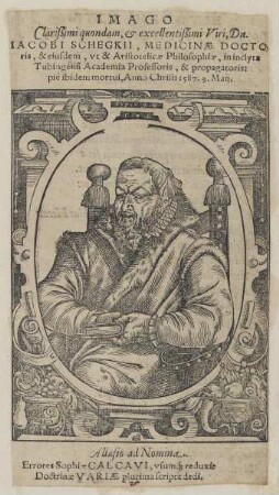Bildnis des Iacobus Schegkius