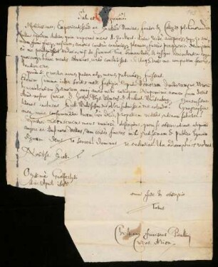 Brief von Christian Franz Paullini an Johann Dolaeus
