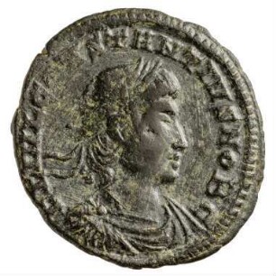 Münze, Aes 4, 336 - 337 n. Chr.