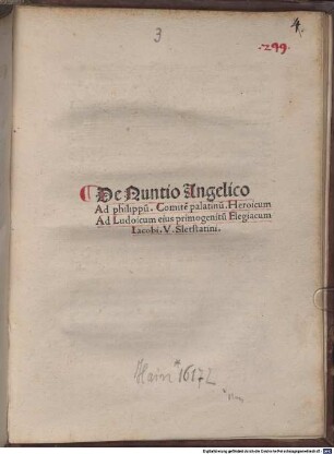 De nuntio angelico