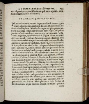 De Imperatoribus Romanis