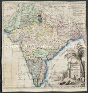 Charte von Ost Indien