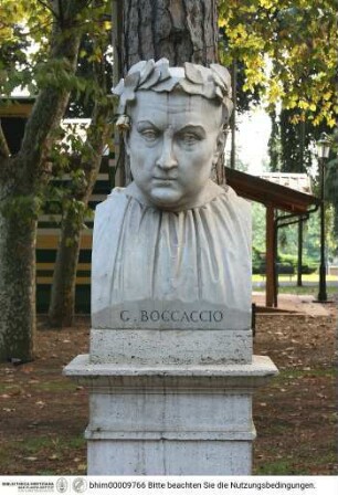 Büste des Giovanni Boccaccio