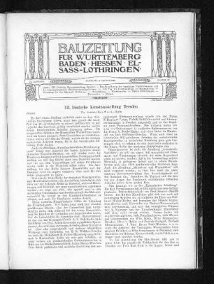 III. Deutsche Kunstaustellung Dresden