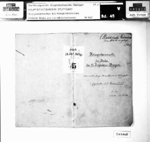 Kriegsstammrolle der 51. Infanterie-Brigade - Stab