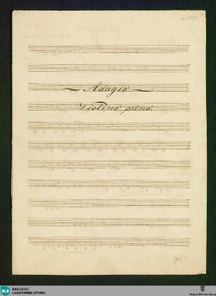 Adagio - Don Mus.Ms. 2847 : cor, orch; F; StrK WoO 2.12