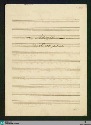 Adagio - Don Mus.Ms. 2847 : cor, orch; F; StrK WoO 2.12