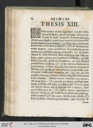 Thesis XIII