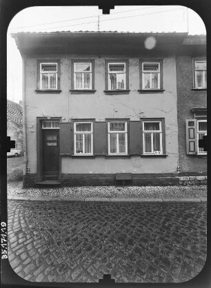 Erfurt-Altstadt, Glockengasse 27. Wohnhaus. Straßenfront