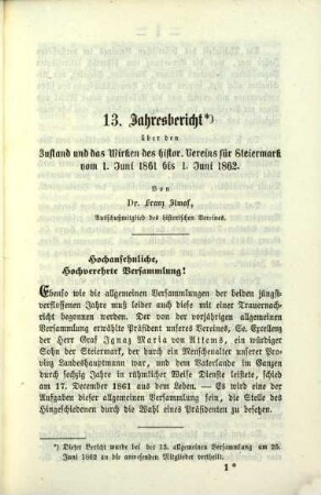 Mittheilungen des Historischen Vereines für Steiermark. 12. 1863