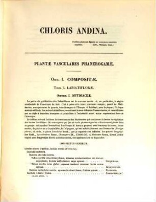 Expédition dans les parties centrales de l'Amérique du Sud, de Rio de Janeiro á Lima, et de Lima au Para; exécutée par ordre du gouvernement français pendant les années 1843 á 1847. 6,1, Chloris andina. 1