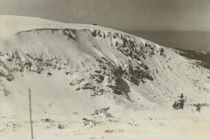 Riesengebirge. Blick von oberhalb der Hampelbaude (1258 m) nach dem Silberkamm