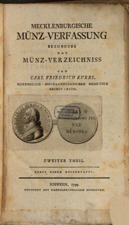 Mecklenburgische Münz-Verfassung, besonders die Geschichte derselben, 2