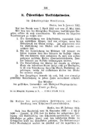 Schulärztliche Revisionen [H. Öffentliches Volksschulwesen]