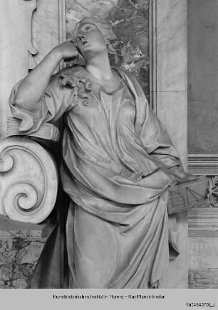 Grabmal von Galileo Galileio : Allegorie der Geometrie