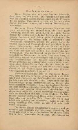 Der Wassermann