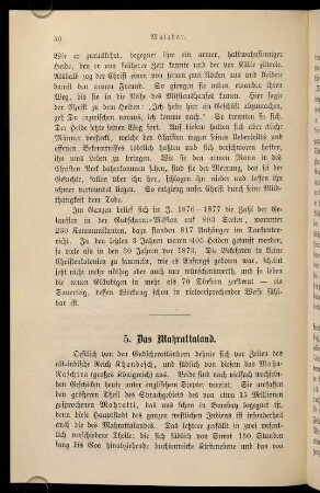 50-66, 5. Das Mahrattaland