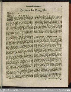 Harmonie der Evangelisten