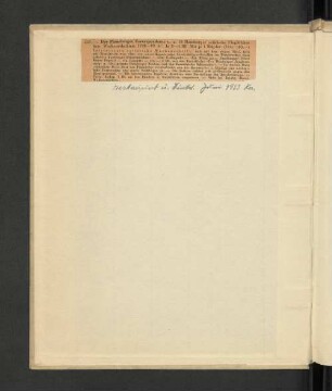 [Eingeklebte Anzeige.]