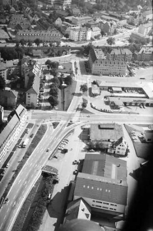 Freiburg: Autobahnzubringer, Ausfahrt Komturplatz