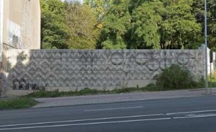 Formsteinwand Friedensstraße Plauen