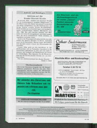 Schüsse auf die Broder Hinrick Kirche