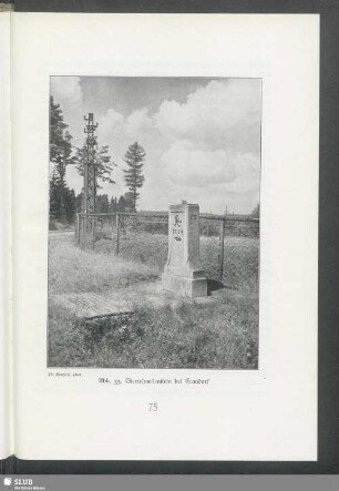 Viertelmeilenstein bei Crandorf