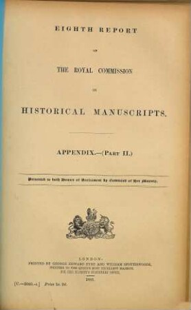 Report. 8. 1881, Part 2