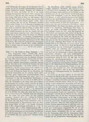 355-357 [Rezension] Jesus, Urgemeinde, Paulus