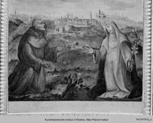 Maria mit den Heiligen Bernhardin und Katharina