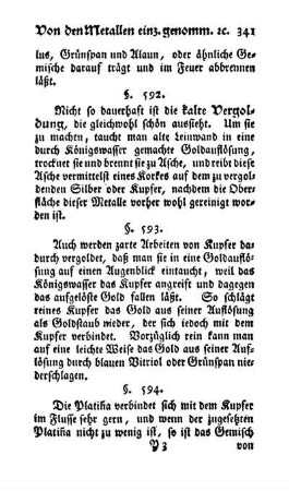 Kupfer mit Platiña, Quecksilber (§§ 594-596)