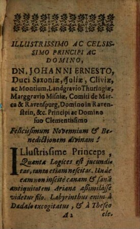 Libellus De Artificio Disputandi, 1