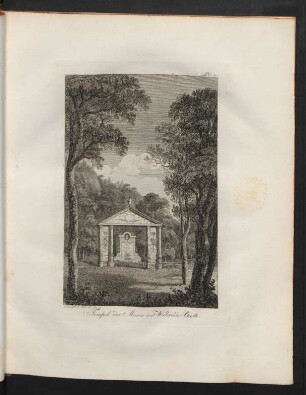 Tempel der Musen mit Wielands Büste.