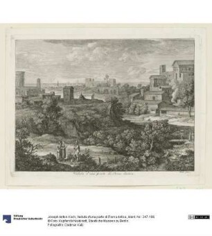 Veduta d'una parte di Roma Antica