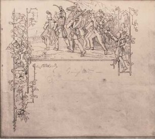 Karl Martell in der Schlacht bei Tours
