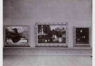 Blick in die Ausstellung der Nationalgalerie, 1.Cornelius-Saal