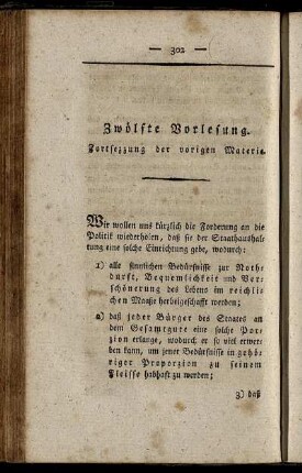 Zwölfte Vorlesung.