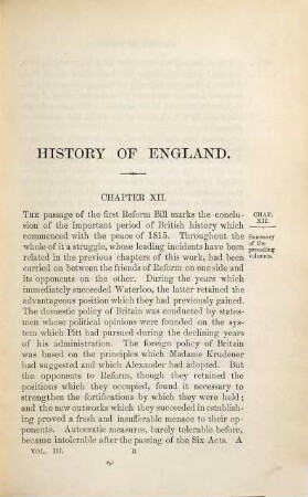 A history of England from the conclusion of the great war in 1815, 3