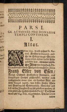 1-152, Pars I.