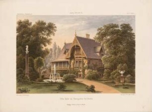 Villa Ende, Berlin: Ansicht (aus: Architektonisches Skizzenbuch, H. 100/6, 1869)