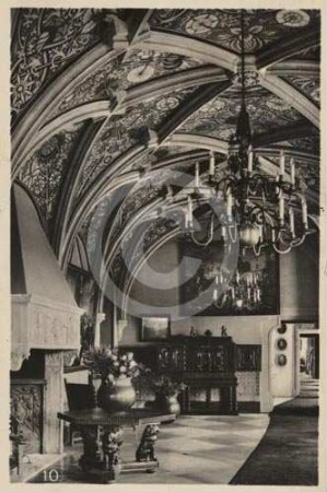 Krummer Saal im Schloss Fürstenstein