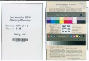 Entnazifizierung Karl Moog , geb. 07.05.1884 (Lokomotivfuehrer)