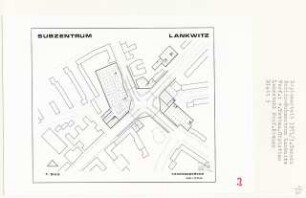 Subzentrum, Berlin-Lankwitz (Diplomarbeit bei Willy Kreuer): Fahrzeugebene 1:500