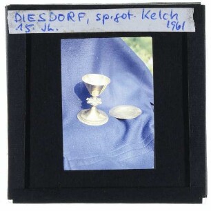 unbekannt, spätgotischer Kelch aus Diesdorf
