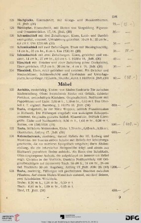 Möbel (Nr. 135-187)